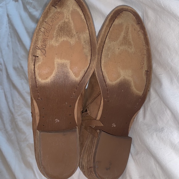 Sam Edelman Packer Leather block heel ankle boots - Picture 4 of 9